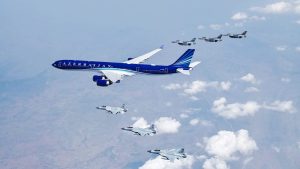 Pakistan Air Force fighter jets escort presidential aircraft all the way to Islamabad