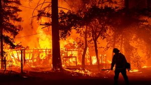 Multiple wildfires force mass evacuations in western US