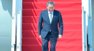 China's PM Li Qiang arrives to attend Shanghai Cooperation Organization in Pakistan.