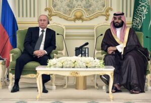 Russian president Putin sends a handwritten note to the Saudi crown prince