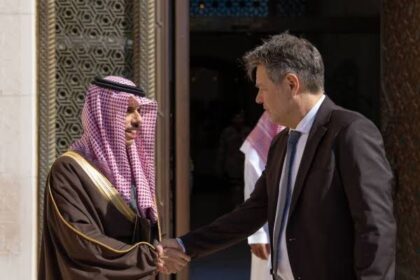 Saudi and German foreign ministers