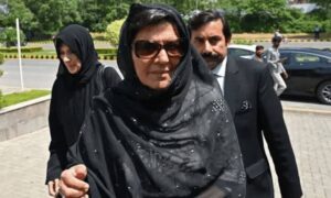 Aleema Khan, the sister of incarcerated former Prime Minister Imran Khan, was targeted with eggs by unidentified assailants