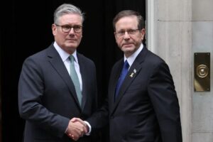 Prime Minister of England argues with Israeli President regarding the “man made” famine— the alliance of the two nations continues