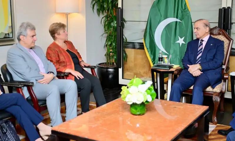 During a meeting with Kristalina Georgieva, managing director of the IMF, the prime minister of Pakistan stated that Pakistan was steadily meeting its International Monetary Fund (IMF) programme commitments, but pleaded the lender to take into account the recent flood damage in their upcoming review for the country.  This took place on the sidelines of the 80th Session of the UN General Assembly in New York.  The massive flooding in the country has struck both the rural agricultural heart and industrial centre for the first time in decades, causing billions of dollars in damage while there being a shortage, exports and an overall fragile economic recovery.