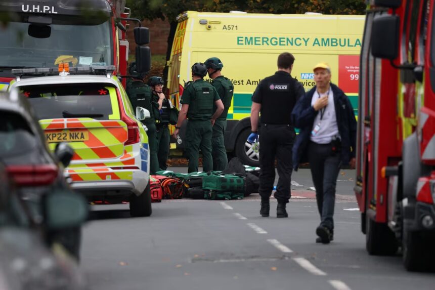 During Yom Kippur in Manchester, an assailant drove a vehicle into worshippers outside the Heaton Park Hebrew Congregation Synagogue and then stabbed people. Two civilians were killed and three others seriously injured. The suspect was shot by police and is believed to be dead, though authorities delayed confirming this due to “suspicious items” found on him, prompting deployment of a bomb disposal team.