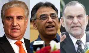 An anti-terrorism court in Lahore on Monday extended the interim pre-arrest bail of PTI leaders Shah Mahmood Qureshi, Asad Umar and Azam Swati in connection with the May 9 riots. The court’s decision gives the trio temporary relief as investigations into the violent protests — which followed Imran Khan’s arrest — continue. The hearings have become a focal point in Pakistan’s wider political standoff, with PTI claiming political victimisation while authorities insist on accountability for violence.