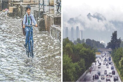 Heavy rainfall lasting more than nine hours lashed the twin cities of Rawalpindi and Islamabad on Monday, flooding roads and low-lying neighbourhoods. The downpour brought a sudden chill in the air but also caused severe traffic jams, power outages and waterlogging. Residents in several areas were forced to wade through knee-deep water as rescue teams worked to clear blocked drains. For many, it was another reminder of the fragile state of urban drainage systems in Pakistan’s major cities.
