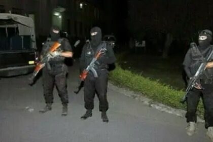 Counter-Terrorism Department officials say two terrorists, including one accused of killing four officers, were gunned down during an operation in KP’s Bannu district. Some suspects escaped under cover of darkness, and a search operation has been launched to trace them.