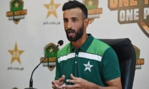 Pakistan Test captain Shan Masood emphasized the importance of bowling strength over high scores as his side gears up to face South Africa. “Taking 20 wickets wins you a Test match — not just runs on the board,” he said, hinting at a preference for lively pitches instead of flat tracks. Shan said he wants to see a balance between bat and ball, urging domestic curators to produce sporting wickets that help fast bowlers. The team is expected to rely on its pace attack, led by Shaheen Afridi, for the upcoming series.