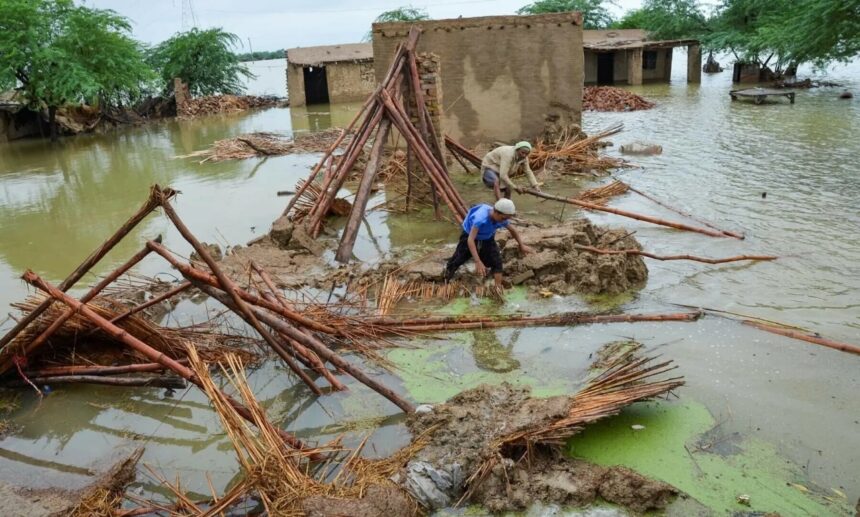 The Planning Minister said that Pakistan had suffered more than $30 billion in damages and losses in the 2022 floods but received only 600$ million in foreign assistance. He said that it was ironic that the worldwide community promised a $100bn climate-finance fund but "did not even provide $1bn." Consequently, the government made a decision to meet the losses with domestic resources rather than "external crutches" despite the near $3bn damages to infrastructure and agriculture on top of the human lives lost during the floods.
