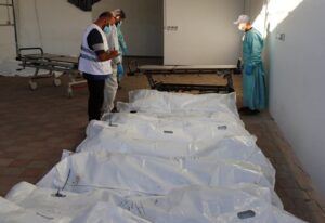 The Palestinian Civil Defence in Gaza reported than a civilian vehicle was targeted with an Israeli air strike in Gaza City's al-Zeitoun Neighborhood without warning, killing 11 family members. Ambassador Majed Bamya posted on twitter. "The children Mohammad, Ibrahim, Anas, Karam, Jumana, Nasma, Nasser were all between 5 and 13 years old. They were killed together with their parents.