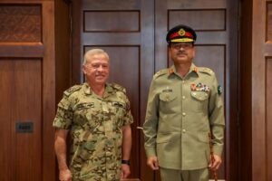 A statement from the Inter-Services Public Relations (ISPR) said the army chief is currently on an official visit to Jordan and called on the Jordanian king for a meeting, with Crown Prince Hussein bin Abdullah II also present. The ISPR said both dignitaries discussed matters of mutual interest, with a particular focus on enhancing bilateral cooperation in defence and security, and exchanging perspectives on regional developments. “His majesty appreciated the professionalism and contributions of the Pakistan Armed Forces towards regional peace and stability and expressed his desire to further strengthen defence collaboration between the two brotherly countries,” the ISPR said, adding that the army chief conveyed warm regards from Pakistan’s people, government and military. (DAWN)