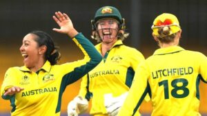 Seven-time champions Australia won six of their seven league matches to underline why they are the team to beat in the 50-over tournament, the other game being a washout. India and Australia clash at the 45,000-capacity DY Patil Stadium on the outskirts of Mumbai on Thursday after the first semi-final between England and South Africa in Guwahati on Wednesday. India will have the crowd firmly on their side and the country of 1.4 billion is desperate to win a first women’s World Cup crown in its favourite sport.