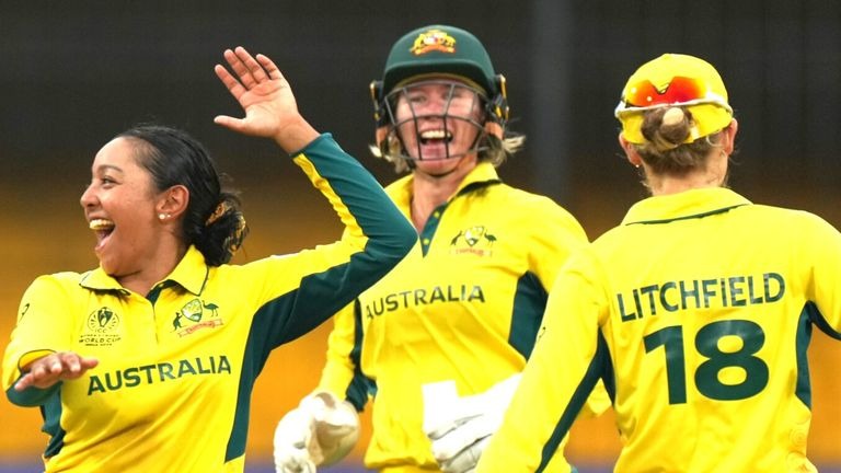 Seven-time champions Australia won six of their seven league matches to underline why they are the team to beat in the 50-over tournament, the other game being a washout. India and Australia clash at the 45,000-capacity DY Patil Stadium on the outskirts of Mumbai on Thursday after the first semi-final between England and South Africa in Guwahati on Wednesday. India will have the crowd firmly on their side and the country of 1.4 billion is desperate to win a first women’s World Cup crown in its favourite sport.