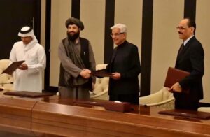 The Pakistani delegation is making a last-ditch effort to settle the issue of terrorism emanating from Afghan soil through logic during the talks with the Afghan regime in Istanbul, sources said on Tuesday. Both sides held a series of hours-long dialogues in the Turkish capital, with the Afghan delegation changing its stance due to instructions received from Kabul each time. Pakistan and Afghanistan held 18-hour talks on Monday, and now the dialogues are moving towards the final round," the sources privy to the development said. (Geo News)