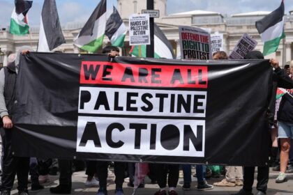 Protesters calling for an end to the United Kingdom’s ban on Palestine Action are planning demonstrations in 18 towns and cities across the country next month. Defend Our Juries said protests will take place in Edinburgh, Cardiff, Oxford, Leeds, Aberystwyth, Nottingham, Northampton, Gloucester, Truro, London, Belfast, Manchester, Birmingham, Cambridge, Bristol, Sheffield, Exeter and Lancaster on various dates in November. Organisers said about 1,500 people could take part in the action next month. People accused of supporting the banned group who are currently in prison awaiting trial are also due to stage rolling hunger strikes starting on Sunday. (Al Jazeera)