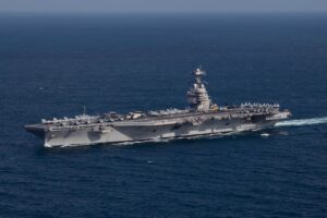 United States President Donald Trump ordered the deployment of the Ford last month, adding to the eight warships, a nuclear submarine and F-35 stealth aircraft already in the Caribbean. The Ford, which was commissioned in 2017, is the United States’ newest aircraft carrier and the world’s largest, with more than 5,000 sailors aboard. The Pentagon confirmed the arrival, which was first reported by Reuters, saying in a statement it would help “disrupt narcotics trafficking and degrade and dismantle transnational criminal organisations”. Venezuelan President Nicolas Maduro has repeatedly alleged that the US buildup is designed to drive him from power.