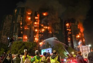 Hong Kong fire death toll climbs to 55 people