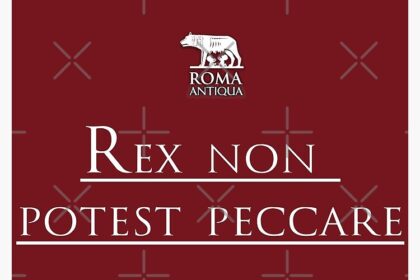 Rex Non Potest Peccare