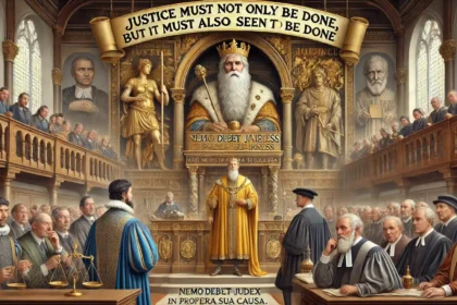 Nemo Debet Esse Judex In Propria Sua Causa